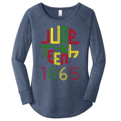 Juneteenth 1865 African American Celebrating Black Freedom Women's Perfect Tri Tunic Long Sleeve Shirt