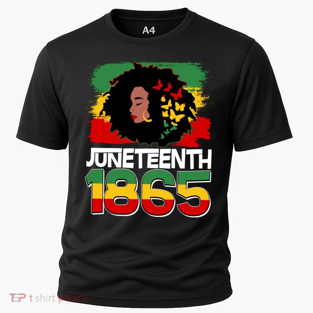 Juneteenth 1865 African American Black Woman Performance Shirt