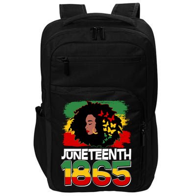Juneteenth 1865 African American Black Woman Impact Tech Backpack