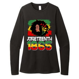 Juneteenth 1865 African American Black Woman Womens CVC Long Sleeve Shirt