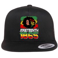 Juneteenth 1865 African American Black Woman Flatbill Hat