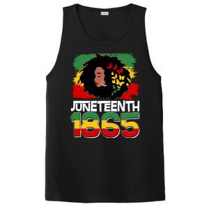 Juneteenth 1865 African American Black Woman PosiCharge Competitor Tank