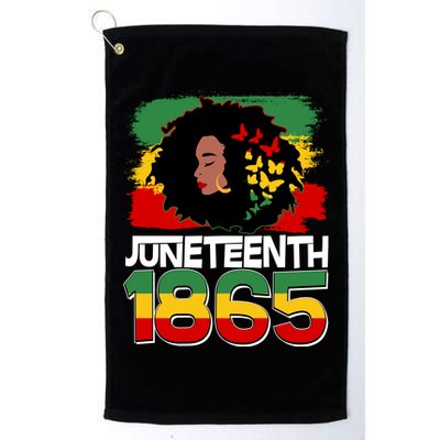 Juneteenth 1865 African American Black Woman Golf Towel