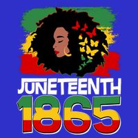 Juneteenth 1865 African American Black Woman Hoodie