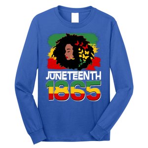 Juneteenth 1865 African American Black Woman Long Sleeve Shirt