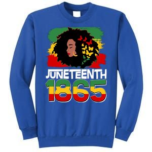 Juneteenth 1865 African American Black Woman Sweatshirt