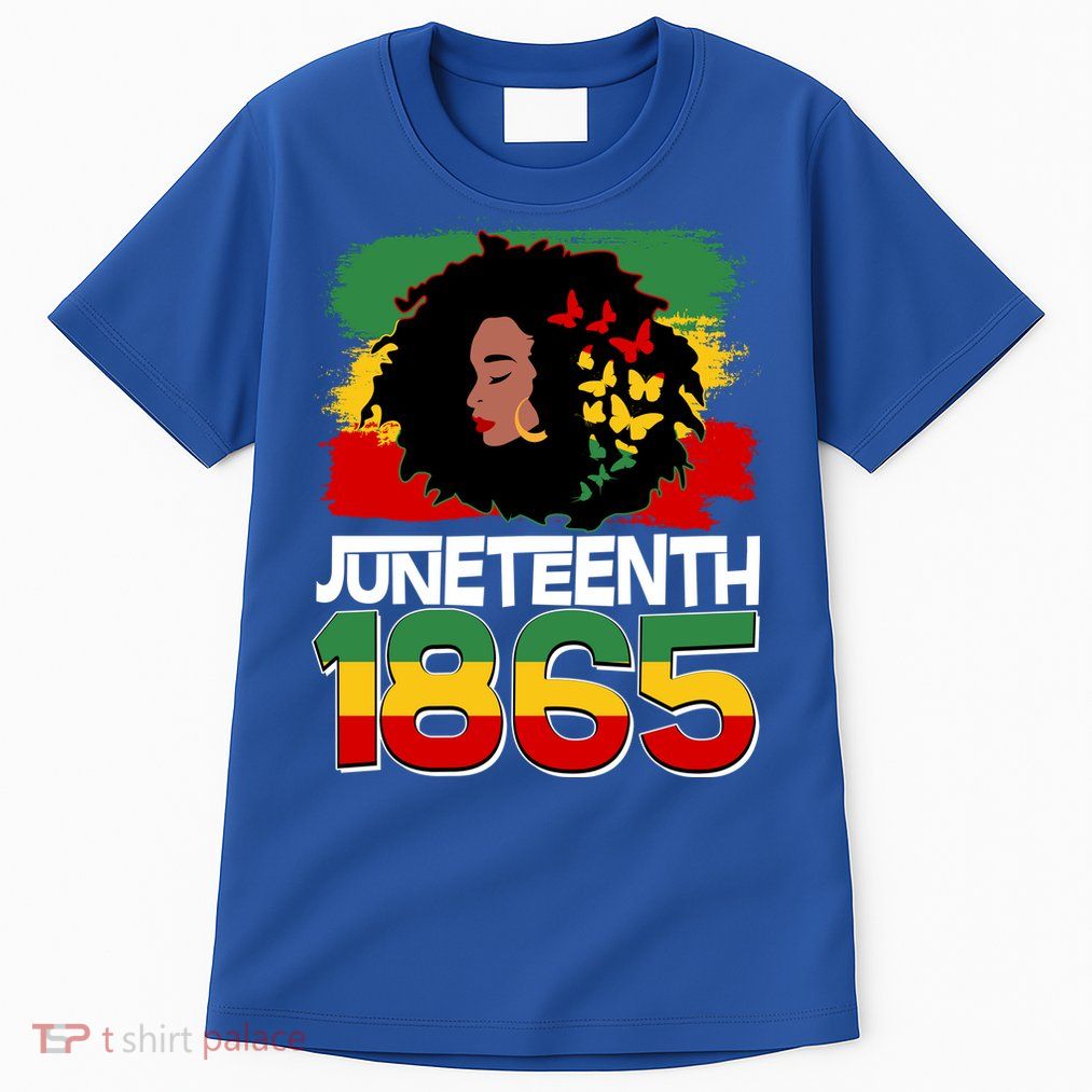 Juneteenth 1865 African American Black Woman Tall T-Shirt