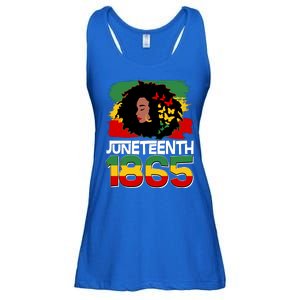 Juneteenth 1865 African American Black Woman Ladies Essential Flowy Tank