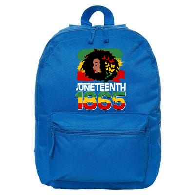 Juneteenth 1865 African American Black Woman 16 in Basic Backpack