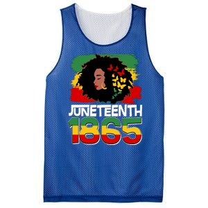 Juneteenth 1865 African American Black Woman Mesh Reversible Basketball Jersey Tank