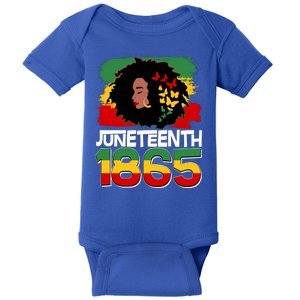 Juneteenth 1865 African American Black Woman Baby Bodysuit