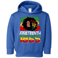 Juneteenth 1865 African American Black Woman Toddler Hoodie