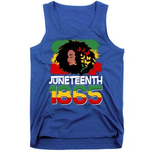 Juneteenth 1865 African American Black Woman Tank Top