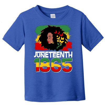 Juneteenth 1865 African American Black Woman Toddler T-Shirt