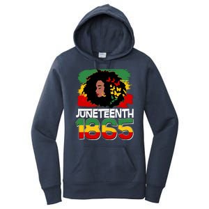 Juneteenth 1865 African American Black Woman Women's Pullover Hoodie