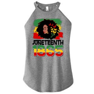 Juneteenth 1865 African American Black Woman Women's Perfect Tri Rocker Tank