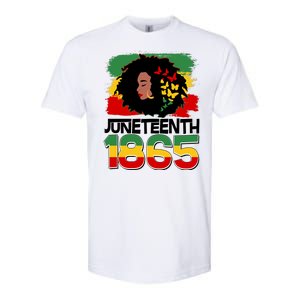 Juneteenth 1865 African American Black Woman Softstyle CVC T-Shirt