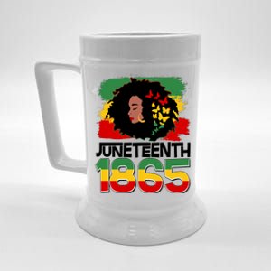 Juneteenth 1865 African American Black Woman Beer Stein