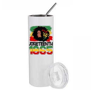 Juneteenth 1865 African American Black Woman Stainless Steel Tumbler