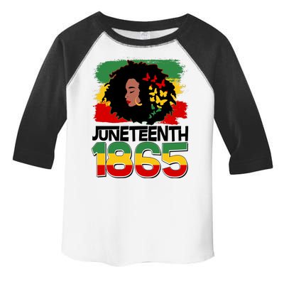 Juneteenth 1865 African American Black Woman Toddler Fine Jersey T-Shirt