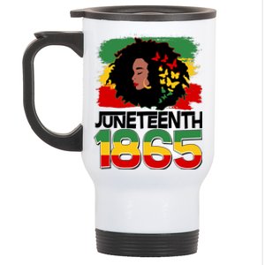 Juneteenth 1865 African American Black Woman Stainless Steel Travel Mug