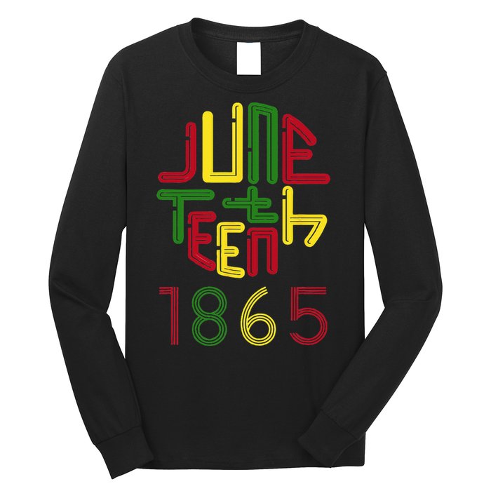 Juneteenth 1865 African American Celebrating Black Freedom Long Sleeve Shirt