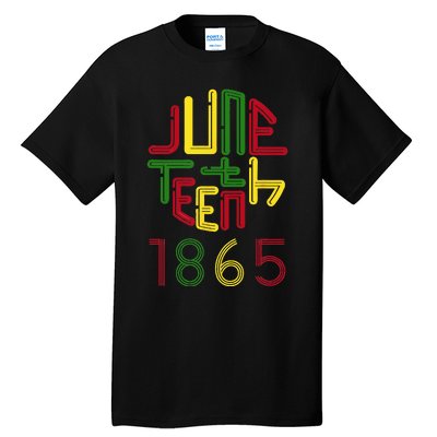 Juneteenth 1865 African American Celebrating Black Freedom Tall T-Shirt