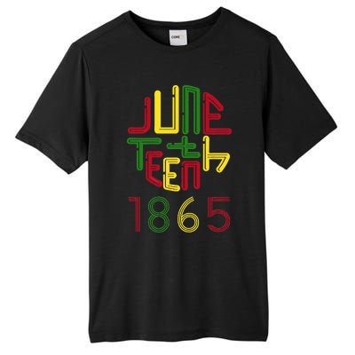 Juneteenth 1865 African American Celebrating Black Freedom Tall Fusion ChromaSoft Performance T-Shirt