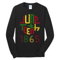 Juneteenth 1865 African American Celebrating Black Freedom Tall Long Sleeve T-Shirt