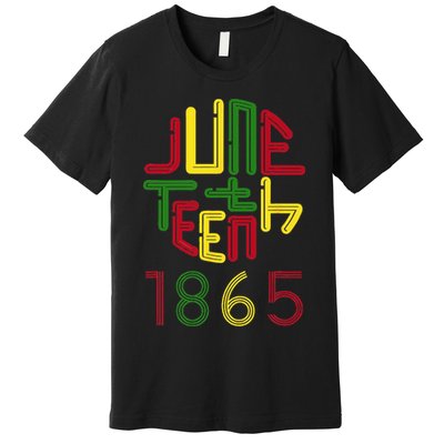 Juneteenth 1865 African American Celebrating Black Freedom Premium T-Shirt
