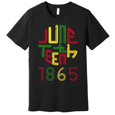 Juneteenth 1865 African American Celebrating Black Freedom Premium T-Shirt