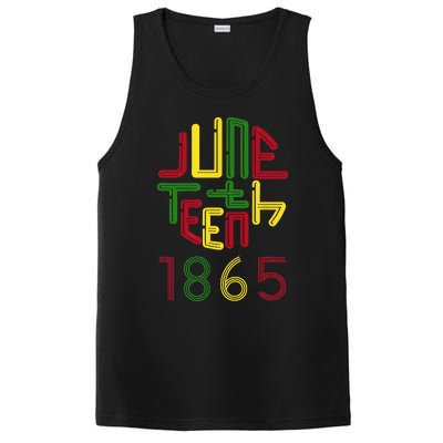 Juneteenth 1865 African American Celebrating Black Freedom PosiCharge Competitor Tank