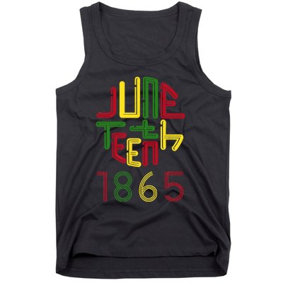 Juneteenth 1865 African American Celebrating Black Freedom Tank Top