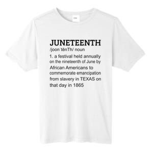 Juneteenth 1865 African American Black Definition Juneteenth Tall Fusion ChromaSoft Performance T-Shirt