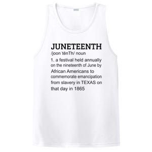 Juneteenth 1865 African American Black Definition Juneteenth PosiCharge Competitor Tank