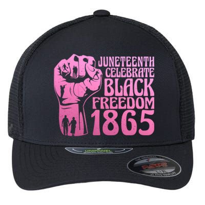 Juneteenth 1865 African American Pride Black Freedom Gift Flexfit Unipanel Trucker Cap