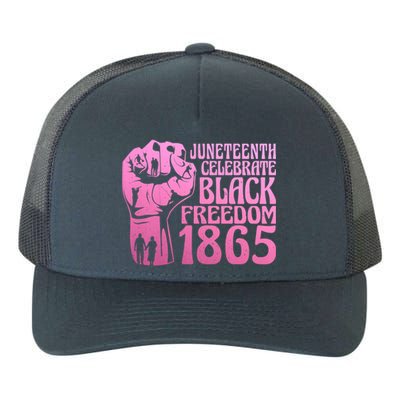 Juneteenth 1865 African American Pride Black Freedom Gift Yupoong Adult 5-Panel Trucker Hat