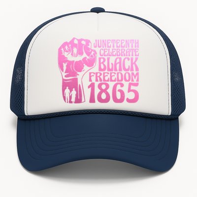 Juneteenth 1865 African American Pride Black Freedom Gift Trucker Hat