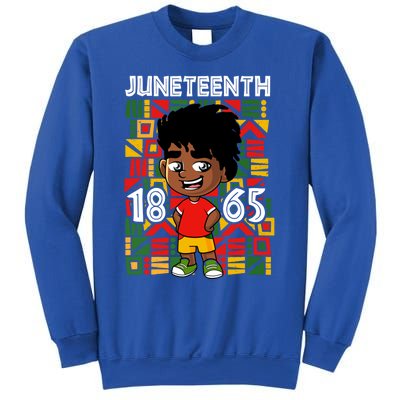 Juneteenth 1865 African Black King Melanin Proud Freedom Gift Sweatshirt