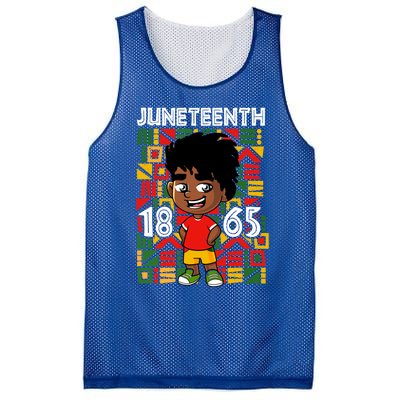 Juneteenth 1865 African Black King Melanin Proud Freedom Gift Mesh Reversible Basketball Jersey Tank