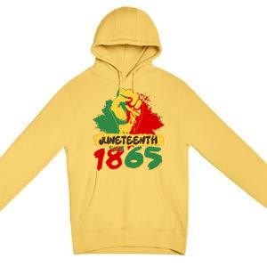 Juneteeth 1865 African Black American Holiday Premium Pullover Hoodie