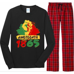 Juneteeth 1865 African Black American Holiday Long Sleeve Pajama Set