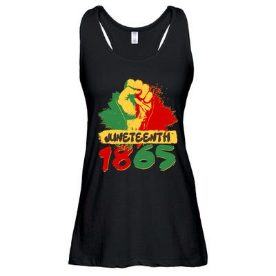 Juneteeth 1865 African Black American Holiday Ladies Essential Flowy Tank