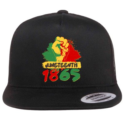 Juneteeth 1865 African Black American Holiday Flatbill Hat