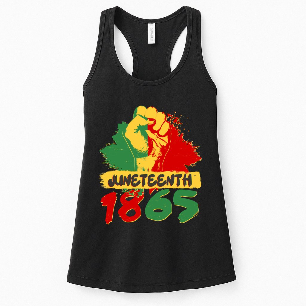 Juneteeth 1865 African Black American Holiday Womens Tank Top