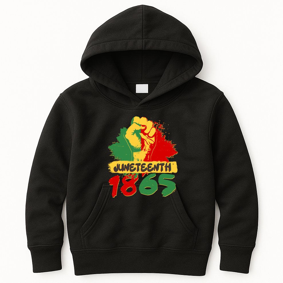Juneteeth 1865 African Black American Holiday Kids Hoodie