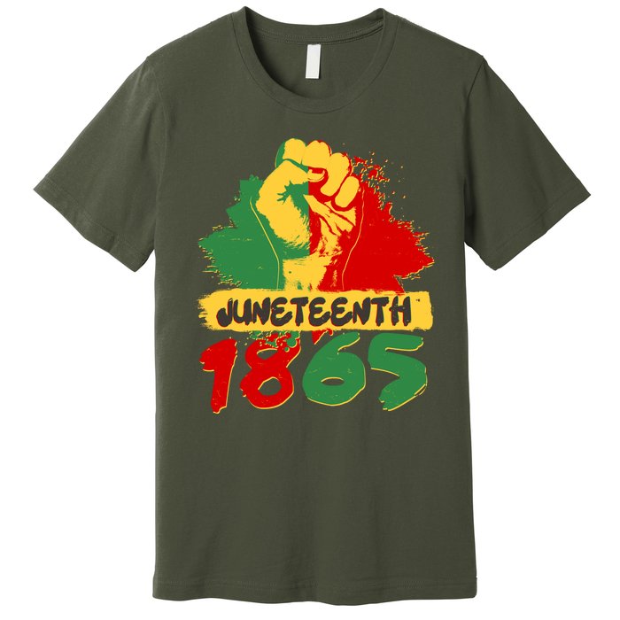 Juneteeth 1865 African Black American Holiday Premium T-Shirt