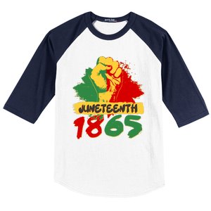 Juneteeth 1865 African Black American Holiday Baseball Sleeve Shirt