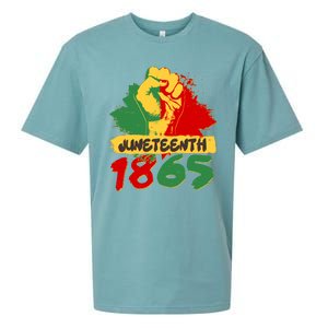 Juneteeth 1865 African Black American Holiday Sueded Cloud Jersey T-Shirt