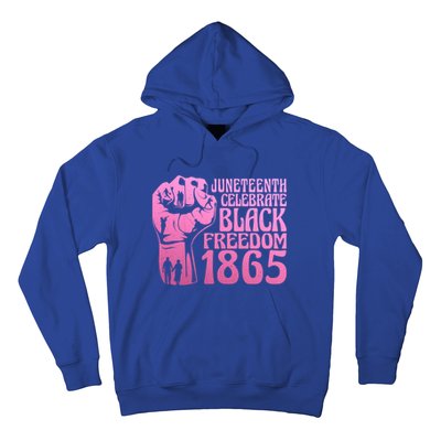 Juneteenth 1865 African American Pride Black Freedom Gift Hoodie